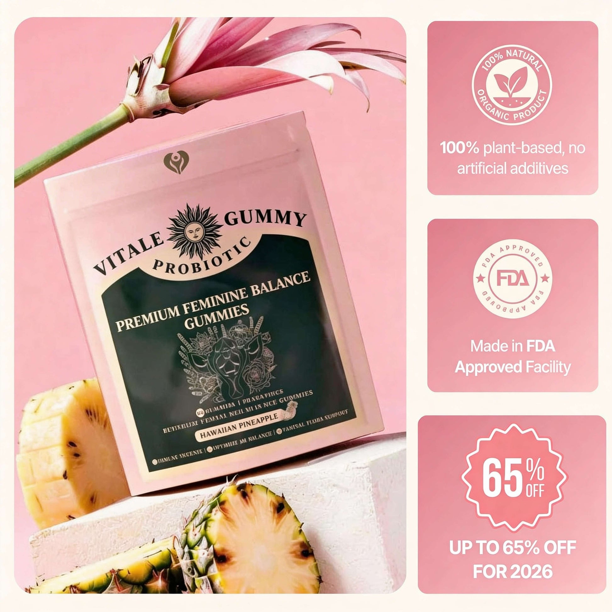 Vitale Feminine Probiotic Gummies